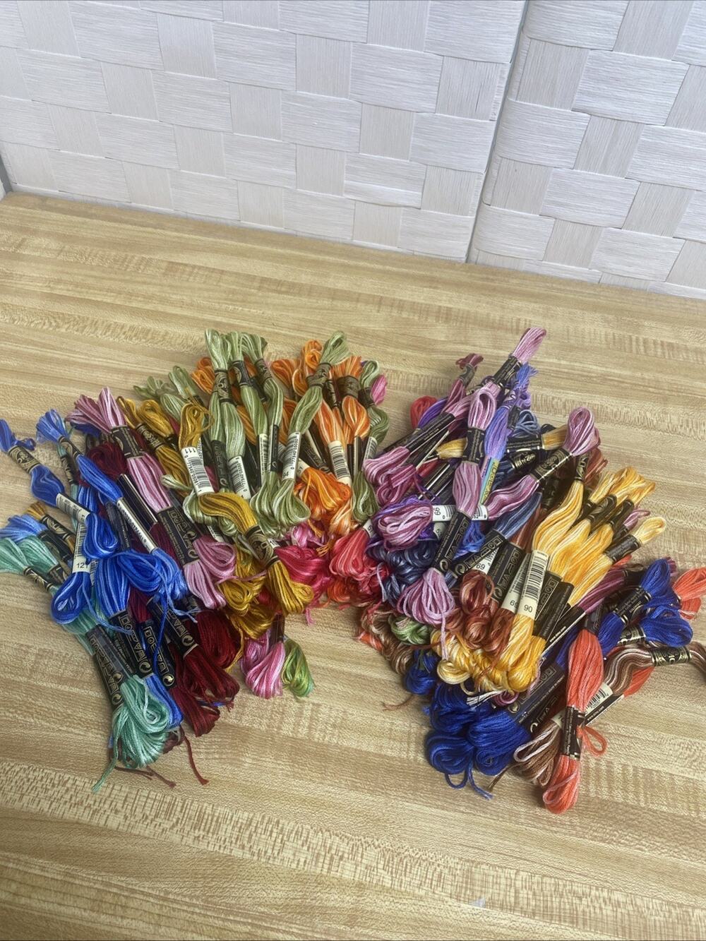 Lot Of 140 New DMC 25 Cotton Embroidery Floss Different Colors FULL Skeins 8m
